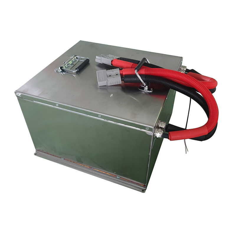 Tempo de recarga curto Bateria de empilhadeira de íons de lítio de 48 V para aplicações variadas e 12 kg de peso leve