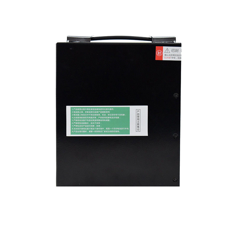 Bateria de 48 V de caminhão de paletes 188*85.5*215.5mm Preta para equipamento de transporte de mercadorias