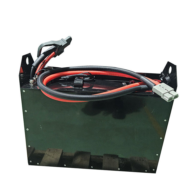 620*190*520mm Bateria de lítio de empilhadeira de 25.6V preta para aplicações pesadas