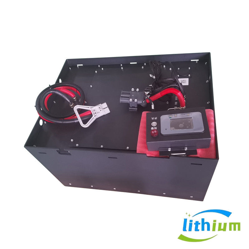 51.2V 346ah Bateria de empilhadeira de ferro de lítio com armazenamento de bateria Carregador de bateria 830X630X465mm