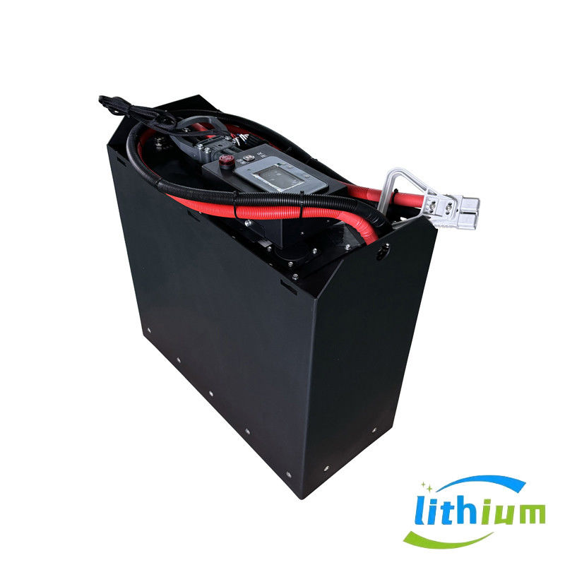 Caminhão de paletes elétrico Bateria de lítio 25.6V 346ah Bateria de armazenamento de empilhadeira elétrica 645X292X615mm