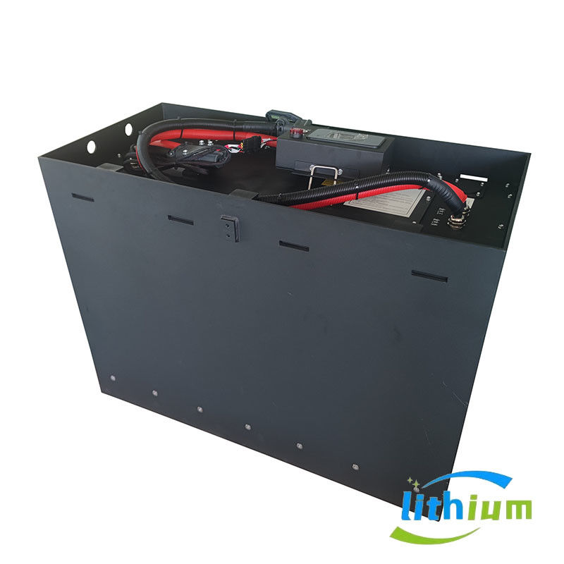 Bateria LiFePO4 de carga pesada para empilhadeira de 1 tonelada, empilhadeira elétrica, equipamento de limpeza 4000 ciclos
