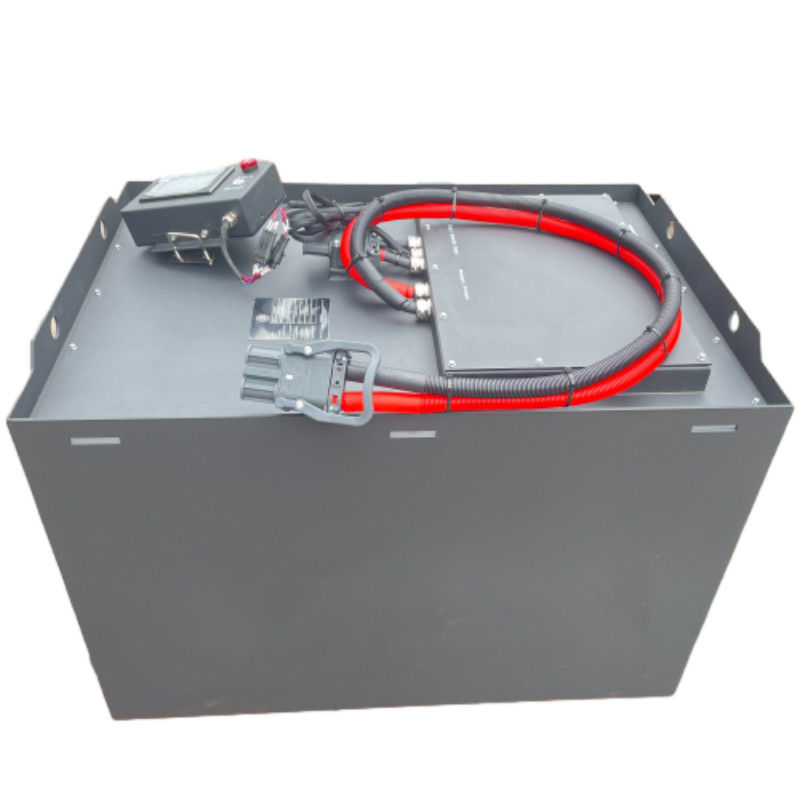 Pacote de bateria de elevadora elétrica de lítio LiFePO4 com caixa de metal BMS REMA e conector SB