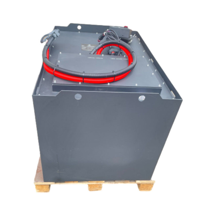 Pacote de bateria de elevadora elétrica de lítio LiFePO4 com caixa de metal BMS REMA e conector SB