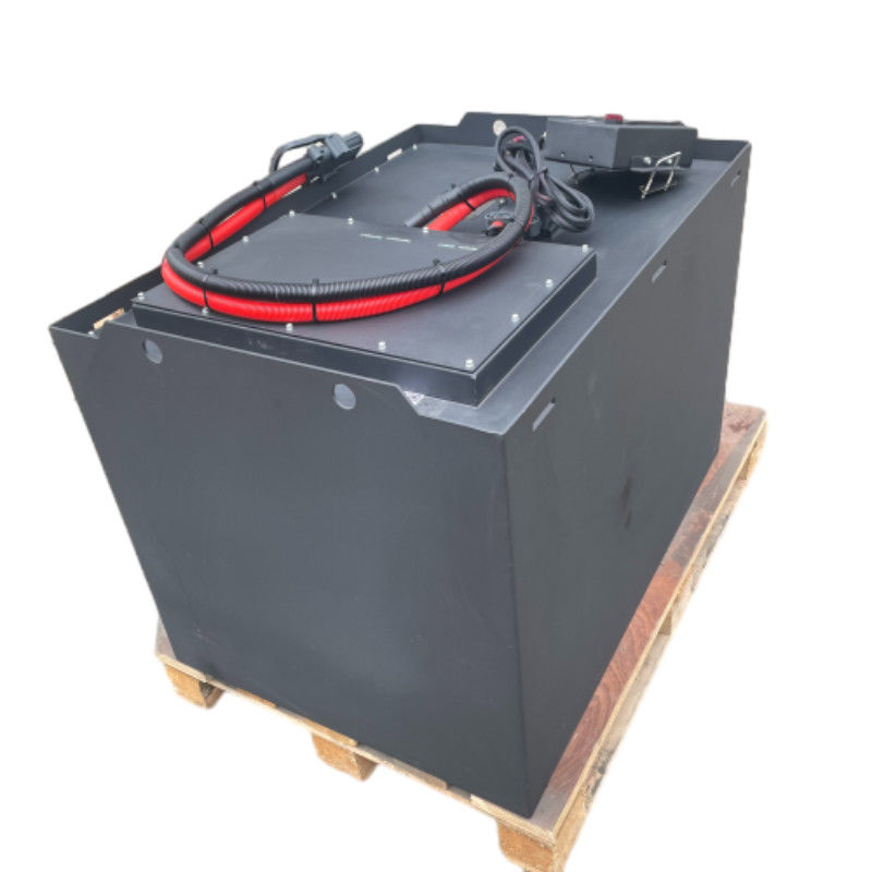 Pacote de bateria de elevadora elétrica de lítio LiFePO4 com caixa de metal BMS REMA e conector SB