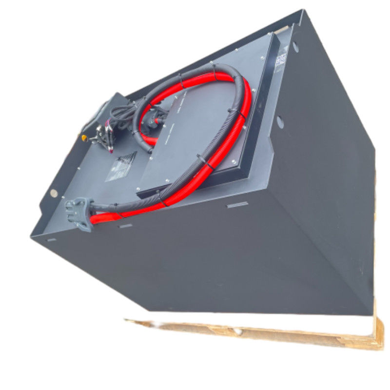 Pacote de bateria de elevadora elétrica de lítio LiFePO4 com caixa de metal BMS REMA e conector SB
